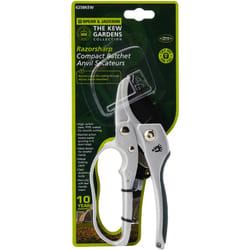6258KEW Kew Gardens Compact Ratchet Anvil Secateurs - Silver