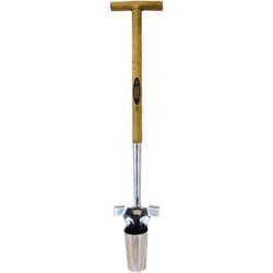 Spear and Jackson 4813BP Traditional Stainless Long Handle Bulb Planter, Brown And Silver, 90.0 mm*1000.0 mm*200.0 mm