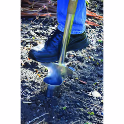 Spear and Jackson 4813BP Traditional Stainless Long Handle Bulb Planter, Brown And Silver, 90.0 mm*1000.0 mm*200.0 mm