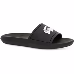 Lacoste Men's Croco 119 1 CFA Sliders Black/White - UK 7, Black/White