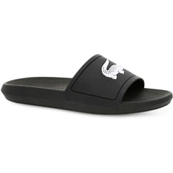Lacoste Men's Croco 119 1 CFA Sliders Black/White - UK 7, Black/White