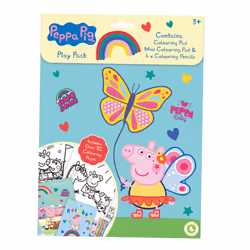 Peppa Pig Play Pack Colouring Pads Pencils Kids Activity Set