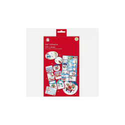 Christmas Self Adhesive Label Gift Tags 48 Pack