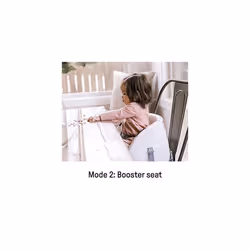 Baby Base 2-in-1 Seat, Slate, Booster Chair, Dining and Feeding Seat, Ages 6 Months+ (Pack of 1) & Baby Einstein, Sticky Spinner Booster & High Chair