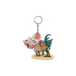 Moana Pua & Heihei Key Ring Keychain Dangler PVC 2.5" Figure Figurine