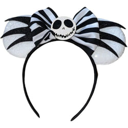 Jack Skellington Halloween Black And White Headband Party Wear One