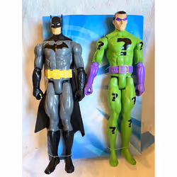 D Batman and Riddler Set of 2 action figures- dolls - Without box