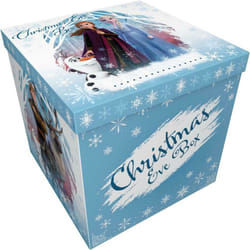 Disney Frozen II Christmas Eve Gift Box 28cm With Detachable Lid Anna Elsa Olaf