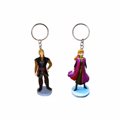 Princess Anna & Kristoff PVC Key Ring Keychain Ornament Figure Frozen