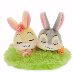 Thumper and Miss Bunny Plush Easter Set Soft Plush New with Tag