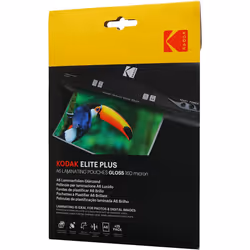 Use Kodak Elite Plus A6 160 Micron Laminating Pouches to protect and preserve prints & documents. such as signa ...