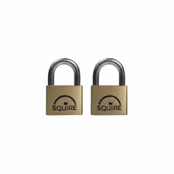 Squire LN4T LN4T Lion Brass Padlocks 5-Pin 40mm Twin Pack (2 x LN4KA)