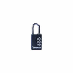 DEFENDER DFCOMBI30 Black Diecast Combination Padlock 30mm