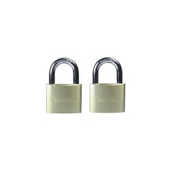 DEFENDER DFAL4T Aluminium Padlock Keyed Alike Twin Pack 40mm