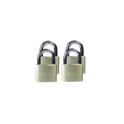 DEFENDER DFAL4Q Aluminium Padlock Keyed Alike Quad Pack 40mm