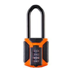 Squire Heavy Duty Combination Padlock | Long Shackle | CP50ATLO/2.5 | All Terrain Weatherproof Padlock | Indoor/Outdoor | Corrosion Resistant | for Ga