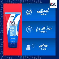VO5 Mega Hold Styling Extra Strong Gel 200ml