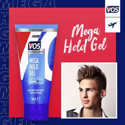 VO5 Mega Hold 24hr Extra Control Travel-Friendly Styling Gel 50ml - 4 Pack - Additional view 4