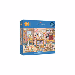 Hetty's Hats 500 Piece Jigsaw Puzzle | Cat Jigsaw Puzzle | Sustainable Puzzle for Adults | Premium 100% Recycled Board | Grea ...