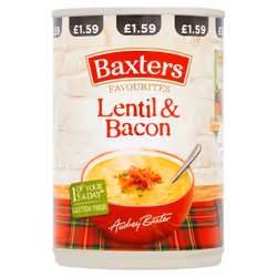 Baxters Favourites Lentil and Bacon Soup 400g (Pack of 12)