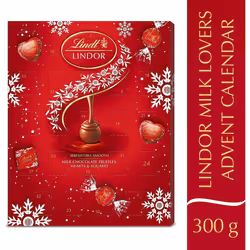 Lindt Lindor Milk Chocolate Advent Calendar, 300g