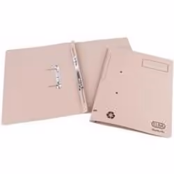 Heavyweight manilla file comprises two transfer prongs and corresponding coil springs to create a rigid bridge for sorting fi ...