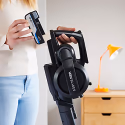 VAX CLSV-B5DP stick vacuum/electric broom Battery Dry HEPA Bagless 0.7 L 0 W Blue, Grey 4 Ah