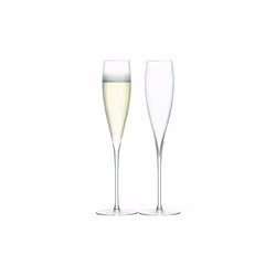 champagne flutes Savoy 200 ml glass transparent 2 pieces