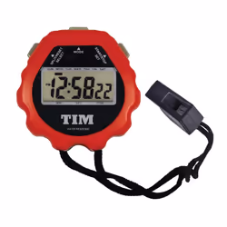 Stopwatch, Red, One Size