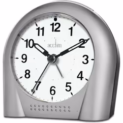 Acctim SWEEPER SILVER ALARM clock
