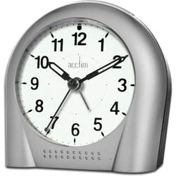 Acctim SWEEPER SILVER ALARM clock