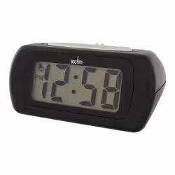 Acctim 12343 Auric Alarm Clock, Black