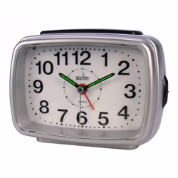 Acctim Retro 2 Clock Silver /White  [13882]