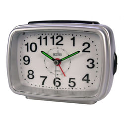 Acctim Retro 2 Clock Silver /White  [13882]