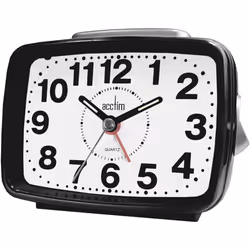 Acctim Titan 2 Sweep Seconds Hand Alarm Black [13880]