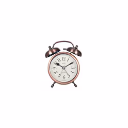 Acctim 'Penbridge' Antique Brass Double Bell Alarm Clock