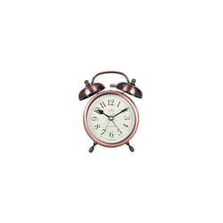 Acctim 'Penbridge' Antique Brass Double Bell Alarm Clock