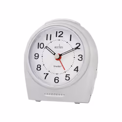 Acctim Astoria Smartlight Silent Sweep Alarm Silver [14937]