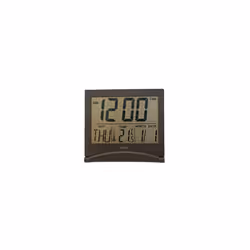 Acctim Mini Flip 2 Folding Travel LCD Alarm Clock Black 15783