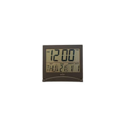 Acctim Mini Flip 2 Folding Travel LCD Alarm Clock Black 15783