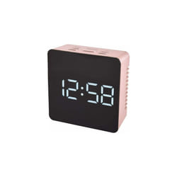 Acctim Lexington LED Display Alarm Clock Rose Gold Variable Brightness 15830