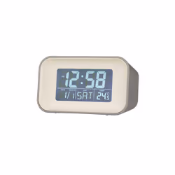 Acctim Alta Alarm Clock Owl Grey