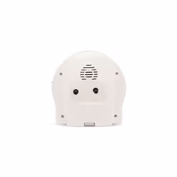 Acctim Arlo Non-Ticking Sweep Luminous Tipped Hands Analogue Backlight Alarm Clock (Buttermilk)