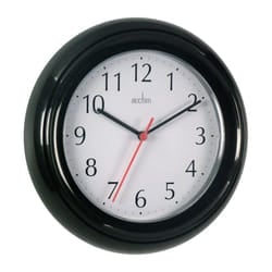 Acctim Wycombe Wall Clock Black [21413]