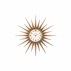 Acctim Stella Wall Clock Sprayed Gold