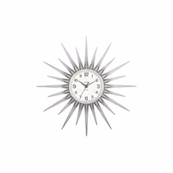 Acctim Stella Wall Clock Chrome