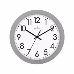 Acctim Abingdon Wall Clock 25|5cm Grey [21890]