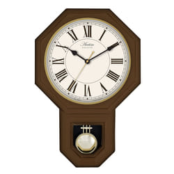 ACCTIM 28316 Woodstock Dark Wood Effect Pendulum Wall Clock