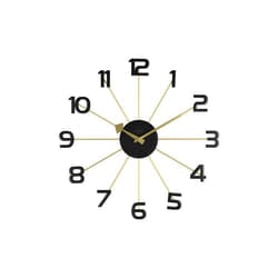 Acctim Astraea Wall Clock Gold/Black