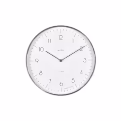 Acctim 29512 Madison Silver Wall Clock